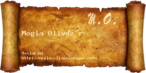 Megla Olivér névjegykártya